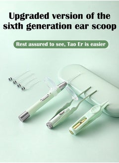 ZCM-HAPPY 3 Piece Ear Wax Remover Tool Set with LED Light and Magnifying Glass for Cleaning Ears  - Image 2