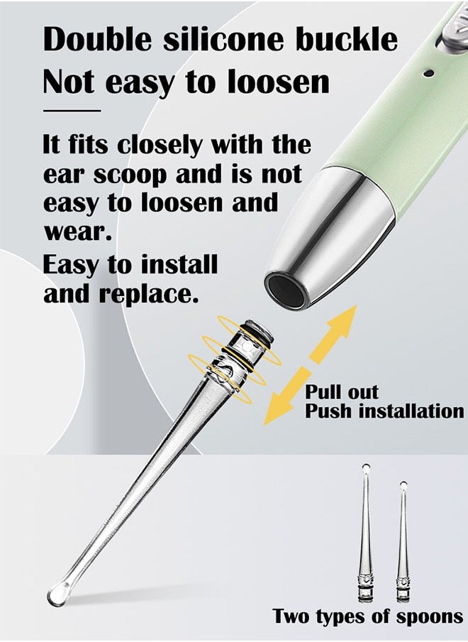 3 Piece Ear Wax Remover Tool Set with LED Light and Magnifying Glass for Cleaning Ears