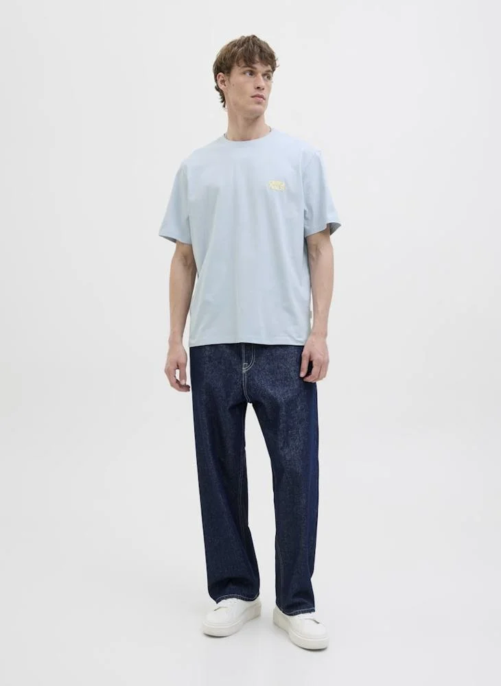 JACK & JONES Jortavira Type Back Crew Neck T-Shirt
