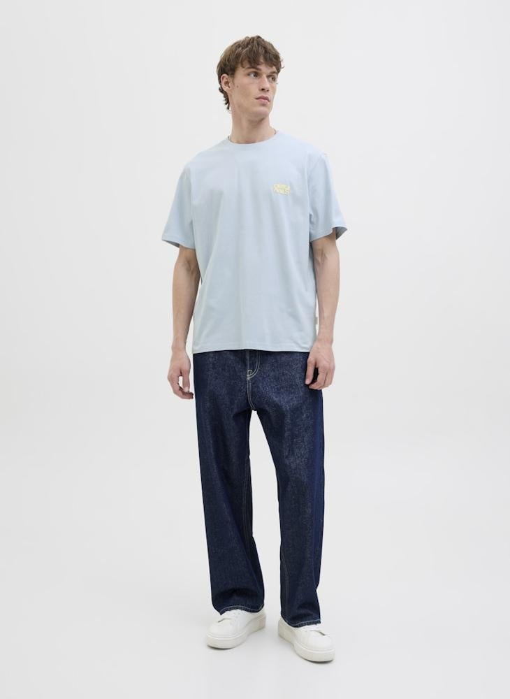 JACK & JONES Jortavira Type Back Crew Neck T-Shirt  - Image 4