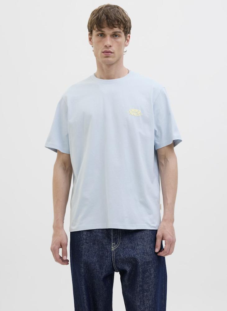 JACK & JONES Jortavira Type Back Crew Neck T-Shirt  - Image 1