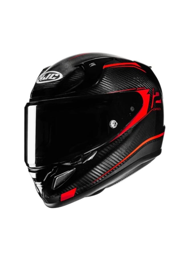 HJC RPHA 12 CARBON KERES BK/RD Helmet - Image 1