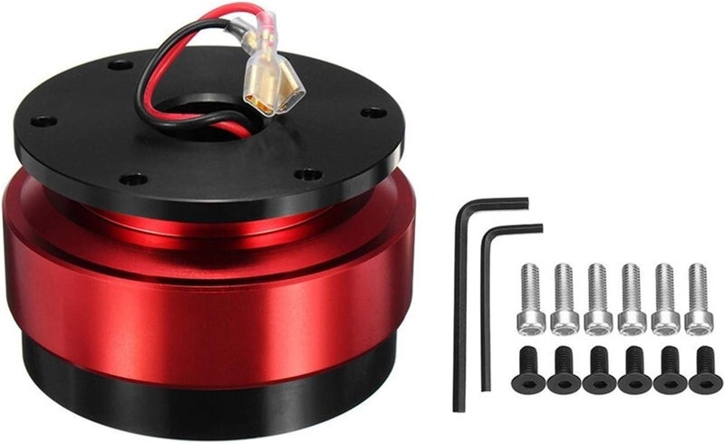 QASULER Universal Steering Wheel Quick Release Hub Adapter - Image 5