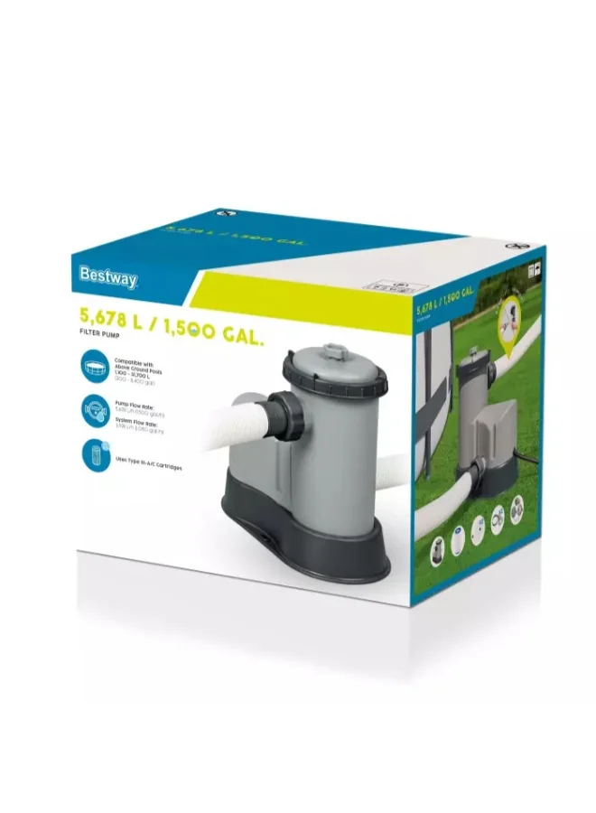 بست واي Bestway 5678L/1500gal Filter Pump