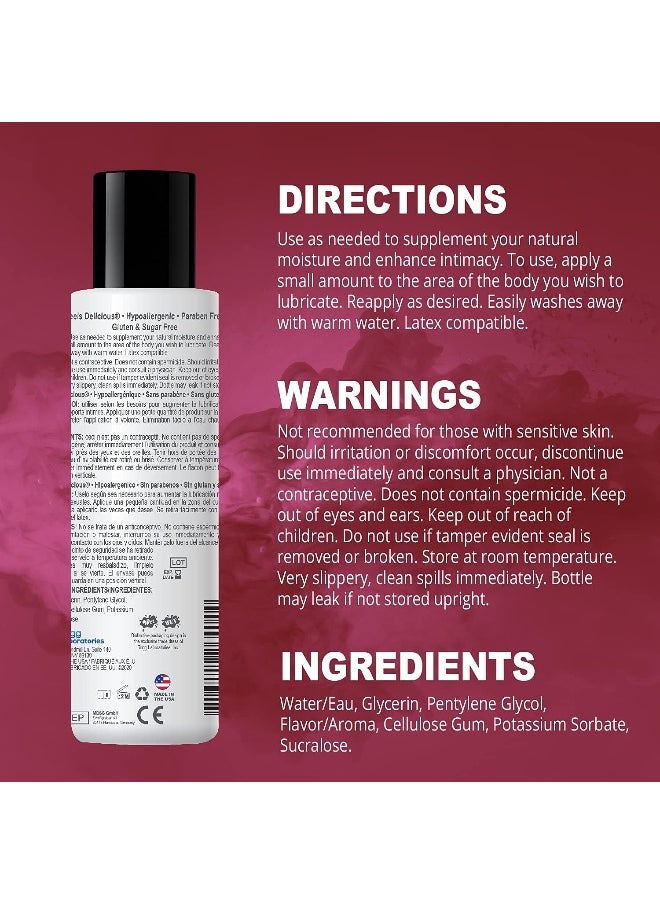 Wet - Wet Flavored Poppn Cherry Edible Lube, Premium Personal Lubricant, 3 Ounce, for Men, Women and Couples, Ideal for Foreplay, Paraben Free, Gluten Free, Stain Free, Sugar Free, Hypoallergenic - Image 1