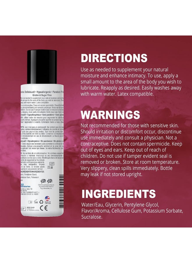 Wet - Wet Flavored Poppn Cherry Edible Lube, Premium Personal Lubricant, 3 Ounce, for Men, Women and Couples, Ideal for Foreplay, Paraben Free, Gluten Free, Stain Free, Sugar Free, Hypoallergenic - Image 1