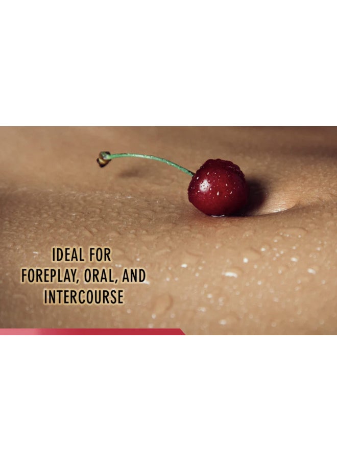 Wet - Wet Flavored Poppn Cherry Edible Lube, Premium Personal Lubricant, 3 Ounce, for Men, Women and Couples, Ideal for Foreplay, Paraben Free, Gluten Free, Stain Free, Sugar Free, Hypoallergenic - Image 1