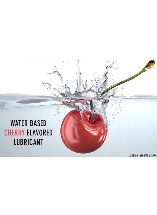 Wet - Wet Flavored Poppn Cherry Edible Lube, Premium Personal Lubricant, 3 Ounce, for Men, Women and Couples, Ideal for Foreplay, Paraben Free, Gluten Free, Stain Free, Sugar Free, Hypoallergenic - Image 1