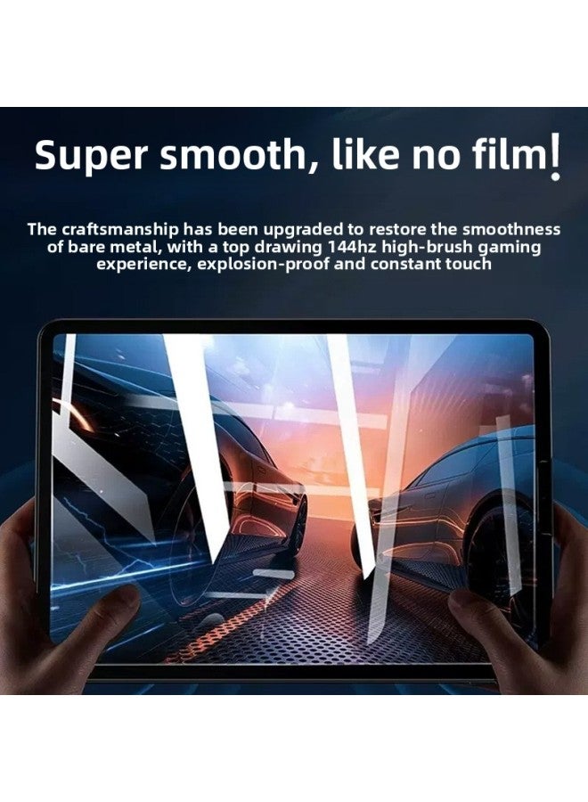 Applicable To IPadPro Tempered Film 2022 Air511-inch 9 Tablet Film 10 9 Generation 8 Protective Film Mini6-Color:Ultra Clear Explosion-proof Dust-proof Anti-shatter Edge Silk Screen Black Edge Tempered Film-Size:iPad Pro 2020/2021 (11-inch) - Image 5