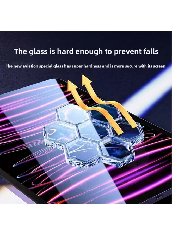 Applicable To IPadPro Tempered Film 2022 Air511-inch 9 Tablet Film 10 9 Generation 8 Protective Film Mini6-Color:Ultra Clear Explosion-proof Dust-proof Anti-shatter Edge Silk Screen Black Edge Tempered Film-Size:iPad Pro 2020/2021 (11-inch) - Image 2