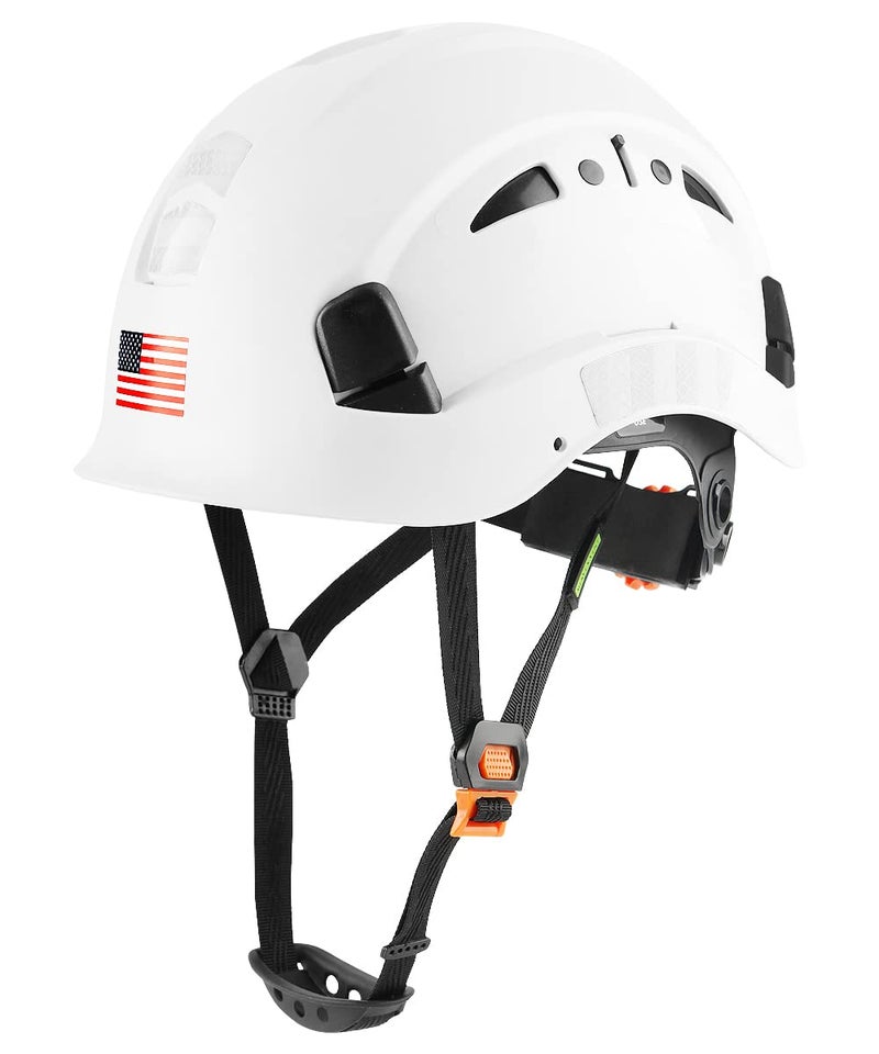 GREEN DEVIL Safety Helmet Hard Hat Adjustable Lightweight Vented ABS Work Helmet for Men and Women 6-Point Suspension ANSI Z89.1 Approved Ideal for Industrial & Construction - Image 1