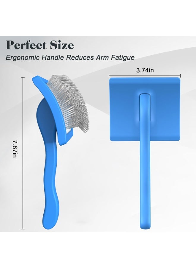 general 2PCS Slicker Brush for Dogs & Pet Comb,Professional Dog Grooming Brush (Goldendoodles,Poodles,Labradoodles) with Extra Long Pins to Effectively Remove Tangles, Knots and Mats - Image 5