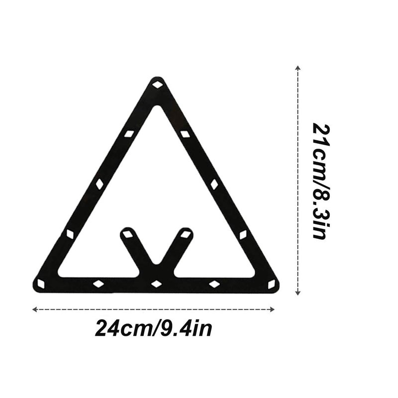 YXCCSE 6Pcs Magic Ball Rack Magic Rack Sheet, Pool Ball Rack Magic Rack Sheet Billiards Ball Rack Holder Sheet,Triangle Cue Accessorie 8, 9, and 10 Ball Combo Pack - Image 4