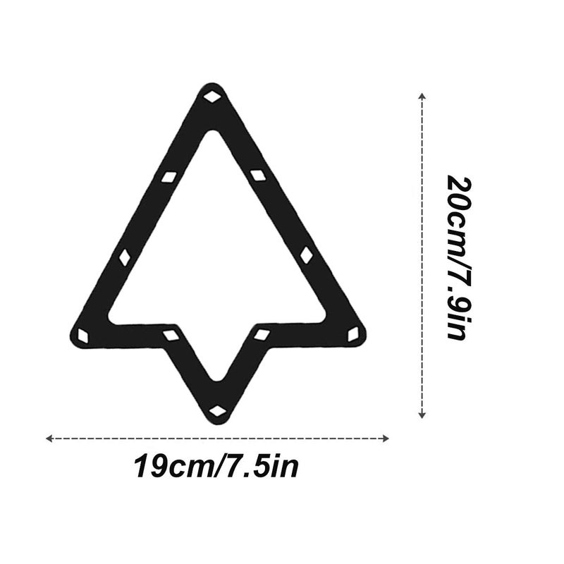 YXCCSE 6Pcs Magic Ball Rack Magic Rack Sheet, Pool Ball Rack Magic Rack Sheet Billiards Ball Rack Holder Sheet,Triangle Cue Accessorie 8, 9, and 10 Ball Combo Pack - Image 5