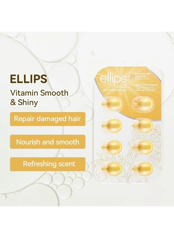 أليبس إليبس للشعر الناعم واللامع، مع فيتامينات لحماية الشعر من الحرارة - 8 قطع - Image 4