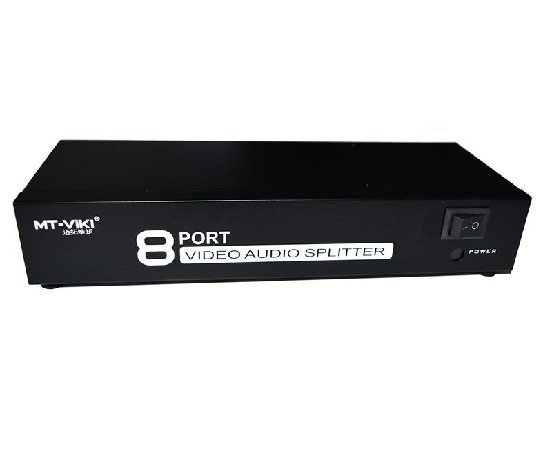 MT-VIKI 8 Way 3 RCA splitter Composite video audio distribution (1 in 8 out) - Image 5