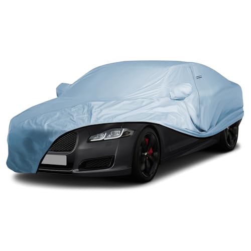 iCarCover Premium Car Cover for 20112019 Jaguar XJ XJL Heavy Duty Waterproof AllWeather Automobiles Custom Fit Indoor Outdoor UV Snow Protection Covers with Straps and Bag - Image 1
