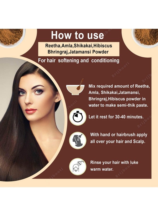  بريجبوتي مسحوق ماهافير ريثا أملا شيكاكاي بهرينجراج كركديه جاتامانسي 300 جرام - Image 4