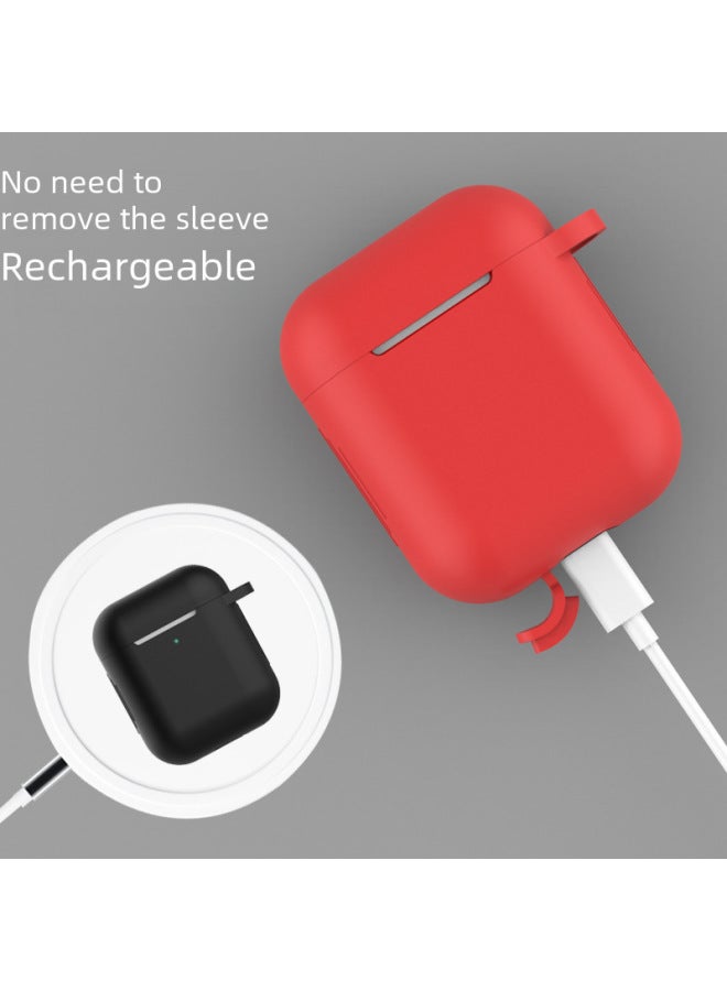 For Apple Aripods1/2 Generation Universal Earphone Case Silicone Protective Case Wireless Bluetooth Earphone Case Protective Case - Image 2