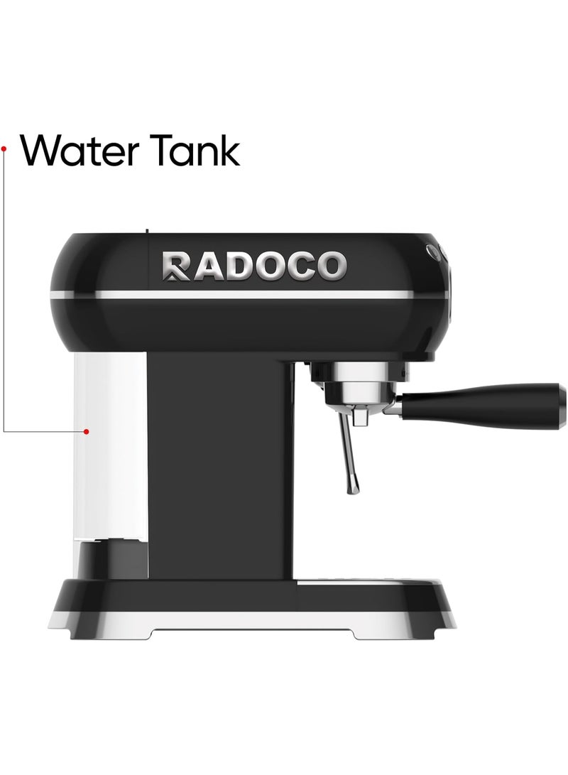 RADOCO, Retro Style Espresso Machine - Image 2