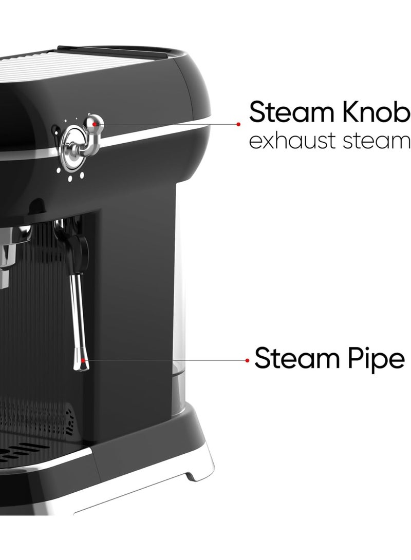 RADOCO, Retro Style Espresso Machine - Image 5