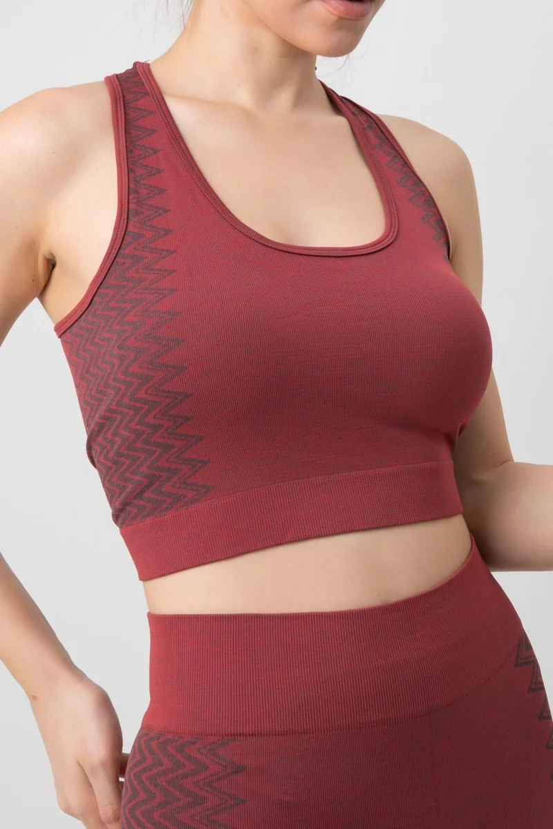 Gigotto Doremi Seamless Cross Thick Strap Sports Bra