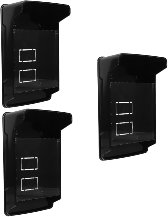 Jojofuny 3 قطع غطاء جرس الباب يحمي أجراس الباب ذات البصمة من الشمس والمطر والعوامل الجوية - Image 1