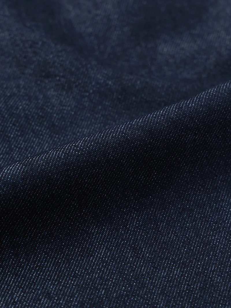 The Souled Store Retro Line: Men and Boys Zip Fly Dark Indigo Solid Cotton Spandex Blend Straight Fit Lightweight Pleated Front Everyday Streetwear Jeans