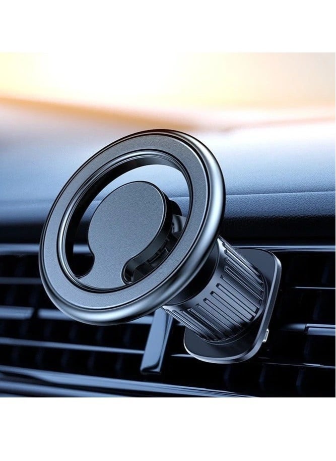 Bastec BC1250 2-in-1 MagSafe Magnetic Car Phone Holder – 360° Rotating Design