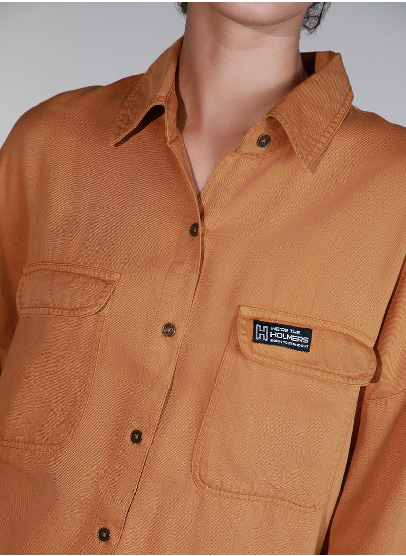 Hubberholme - Standard Oversized Casual Shirt for Women - Image 1