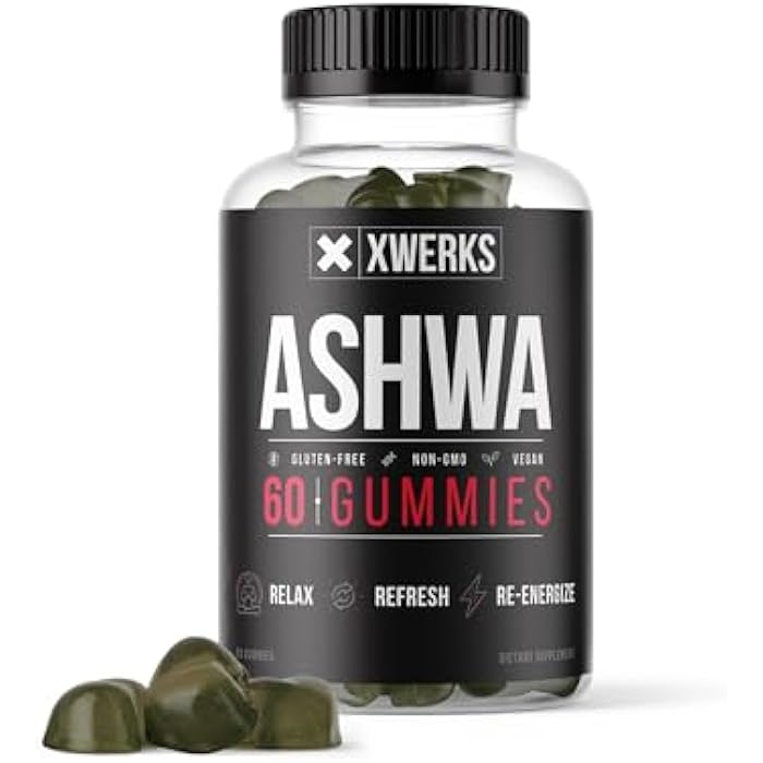 Xwerks Ashwagandha Gummies, Extra Strength 1500 mg Per Serving, Ashwagandha for Women and Men, Vegan Gluten Free, Non GMO, Vitamins and Supplements, Traditional Adaptogenic Herbal Supplement 60 Count - Image 1