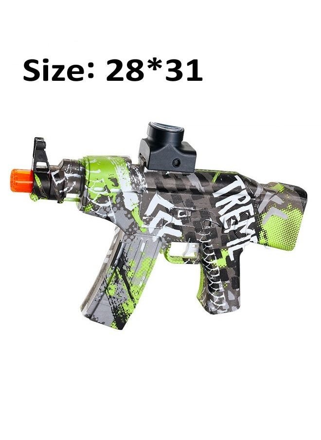 fashionhome - AK 47 Shape Electric Automatic Hydrogel Balls Blaster Gun with Safety Goggles and 5000 Gel Balls for Outdoor Activity - Image 1