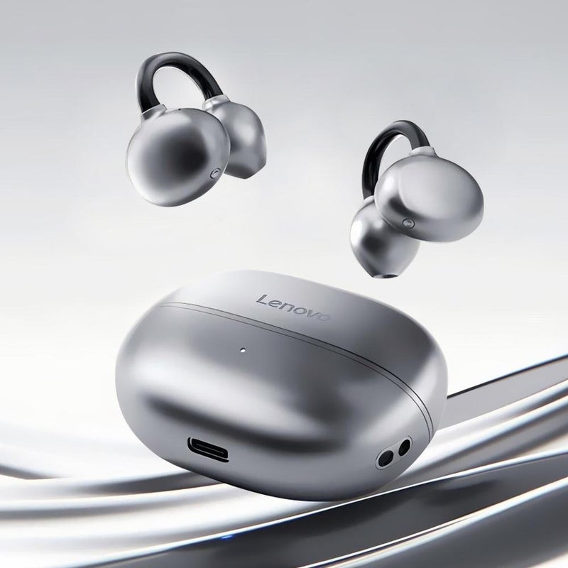 Lenovo EA419 Open Ear Clip-On True Wireless Bluetooth Earphone(Black)