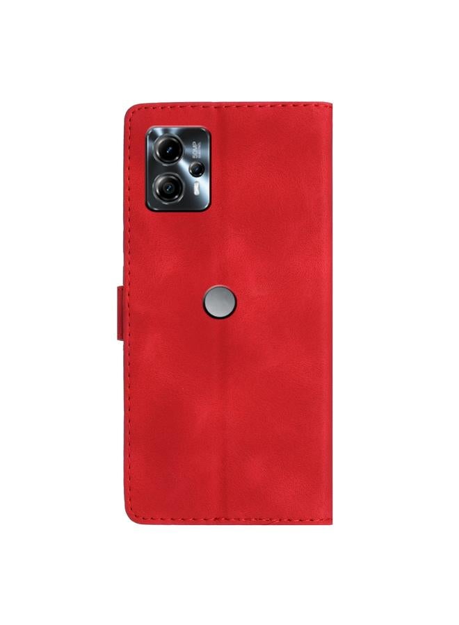 S-TOP Case For Motorola Moto G13 Flower Butterfly Embossing Pattern Leather Phone Case - Image 3