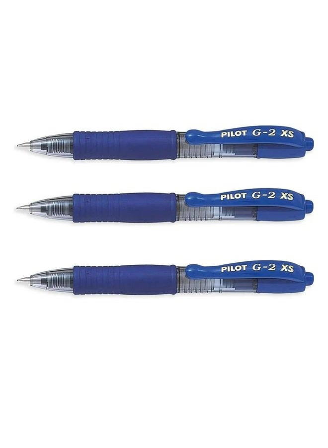 PILOT G2-XS7 Pixie - Mini Rollerball Pens - 0.7mm Nib 0.4mm Line Width - Blue (3) - Image 4