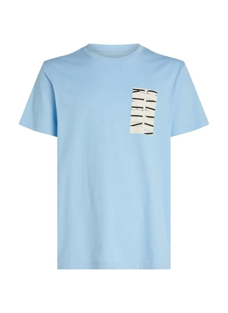 كالفن كلاين جينز Serif Box Graphic T-Shirt