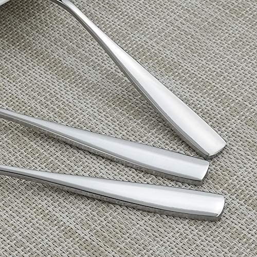 HOMMP 16-Piece Dinner Spoons, Stainless Steel, 8.27 Inch - Image 3