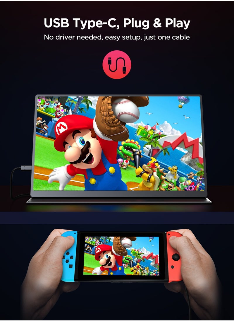 Uperfect - Portable Gaming Monitor Uperfect 16" 120HZ 2K QHD 2560*1600P IPS - Image 1