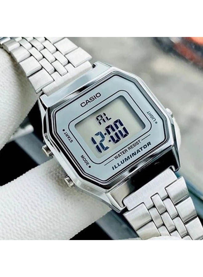 كاسيو ساعة يد من ستانلس ستيل رقمي LA680WA-7DF - Image 2