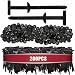 Denchy 200Pcs Nylon Universal Cable Tie Buckle Ziplock Pro Car Button Grip Ziptie Lock Clips Strap Style SelfLocking Zip Tie for Automotive Bumper Fender Liner Auto Body Trim Panel Fastener Push Rivets - Image 2