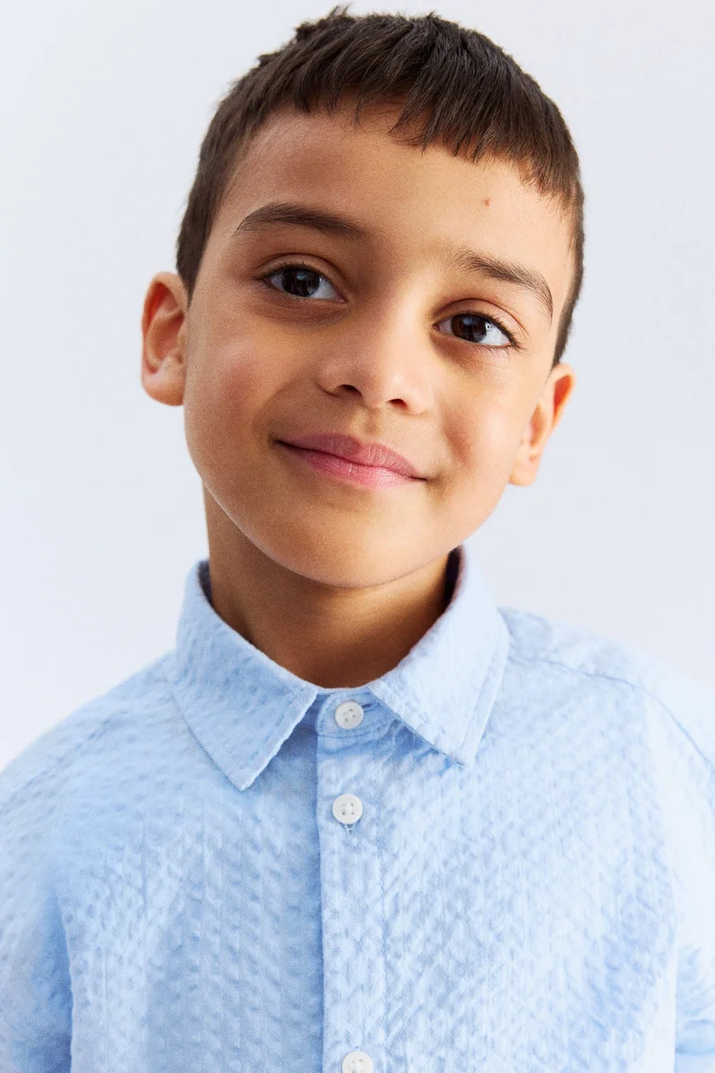 H&M Cotton seersucker shirt