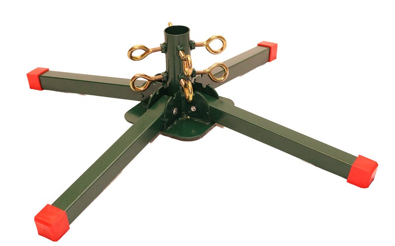 Goliath حامل شجرة عيد الميلاد الاصطناعية من جولياث مصنوع من الفولاذ الملحوم لشجر عيد الميلاد الاصطناعي من 4 إلى 8 أقدام مع عمود بقطر 1.25 بوصة أو أقل (حد أقصى 8 أقدام) - Image 1