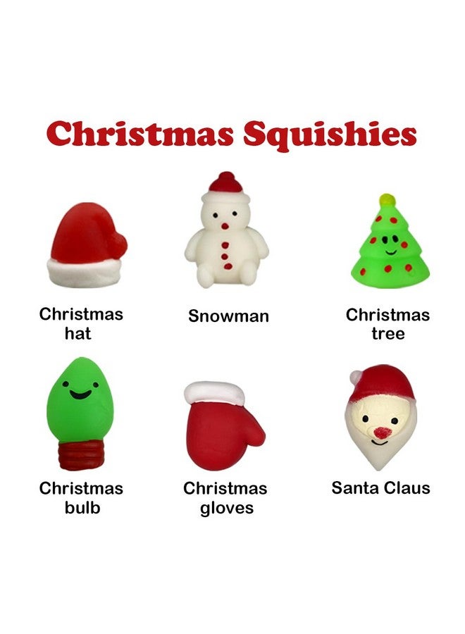 Jofan 6 Pack Christmas Bath Bombs Bubble With Christmas Squishy Toys Inside For Kids Girls Boys Women Christmas Stocking Stuffers Gifts - Image 3