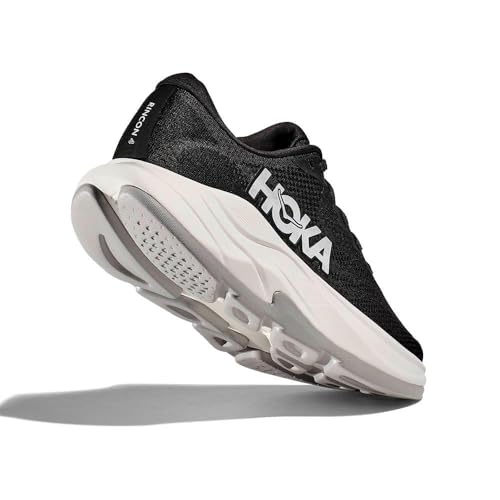 Hoka Men's Rincon 4 Sneaker, Black/White, 13 - Image 4