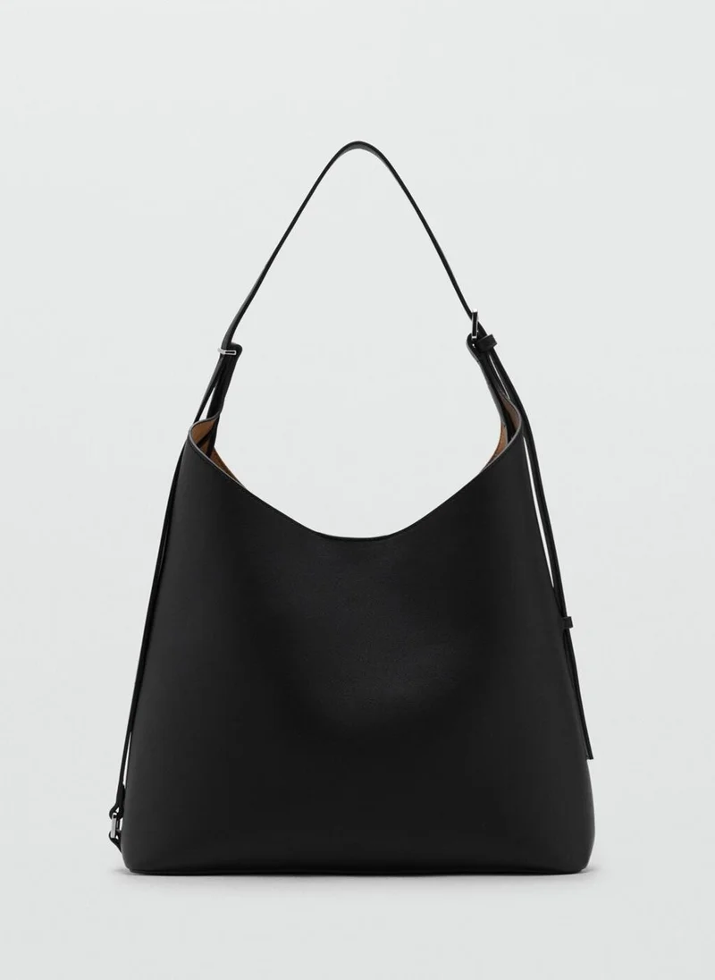 مانجو Shopper bag with buckle