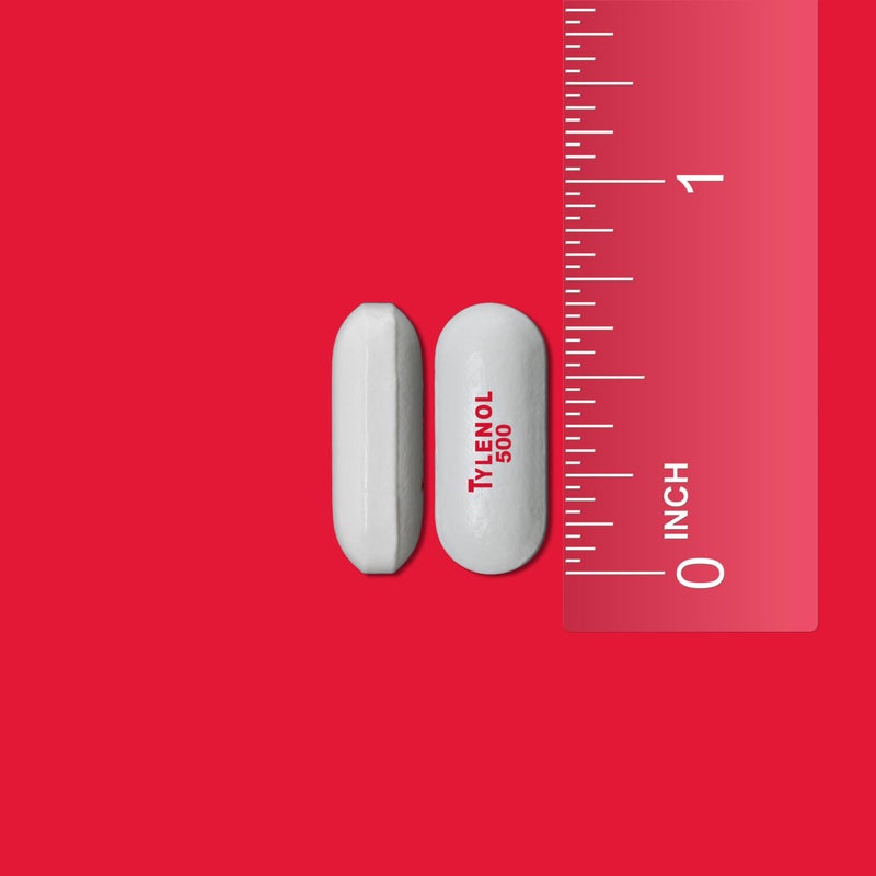 Tylenol Extra Strength Caplets with 500 mg Acetaminophen, Pain Reliever and Fever Reducer for Headache, Backache, Toothache & Minor Arthritis Pain Relief, 225 Count - Image 2
