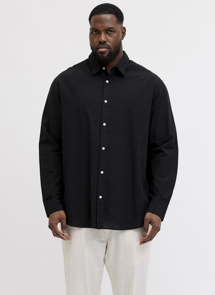JACK & JONES Plus Size Long Sleeve Shirt - Image 1