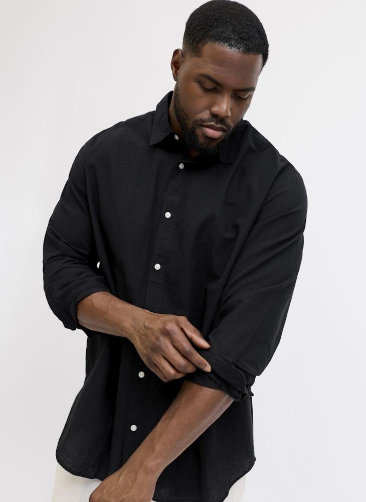 JACK & JONES Plus Size Long Sleeve Shirt - Image 3