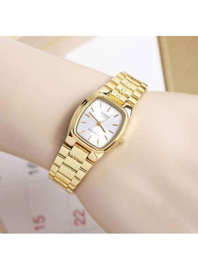 CASIO Women Water Resistant Stainless Steel Analog Watch Ltp-1169N-7ARDF - 30 mm - Gold - Image 3