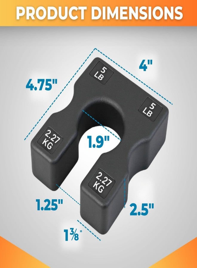 StrengthUSA 5 lb Weight Stack Add On – 5 Pound Weight Stack Adapter Plate for Home Gym & Exercise Machines, Add Resistance to Weight Stack, Incremental Weight Adjustments for Improved Strength Training Results - Image 3